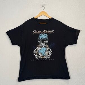 Suicidal Tendencies Black World Gone Mad Graphic T-Shirt XL